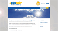 Desktop Screenshot of clen-solar.de
